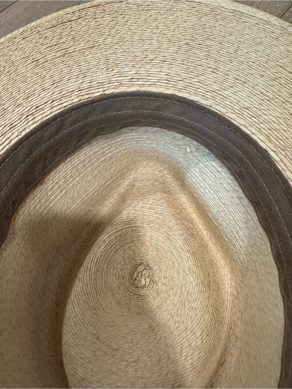 Brixton Marcos Fedora straw hat - Natural - sz Medium - Picture 7 of 10